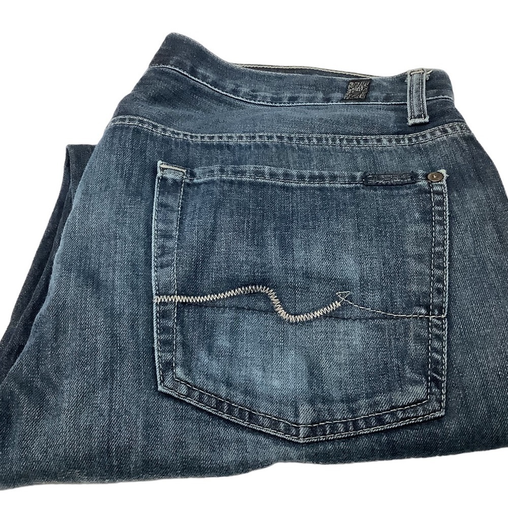 7 FOR ALL‎ MANKIND Button Fly Standard Fit Capris - Size 36
